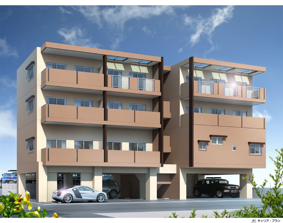 U様 事務所兼共同住宅 宮古島平良市外観